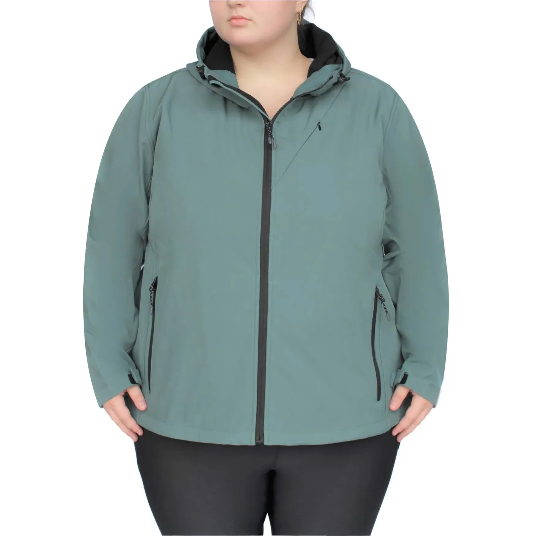 Women’s Plus Size Micro Fleece 1X-6X Soft Shell Jacket