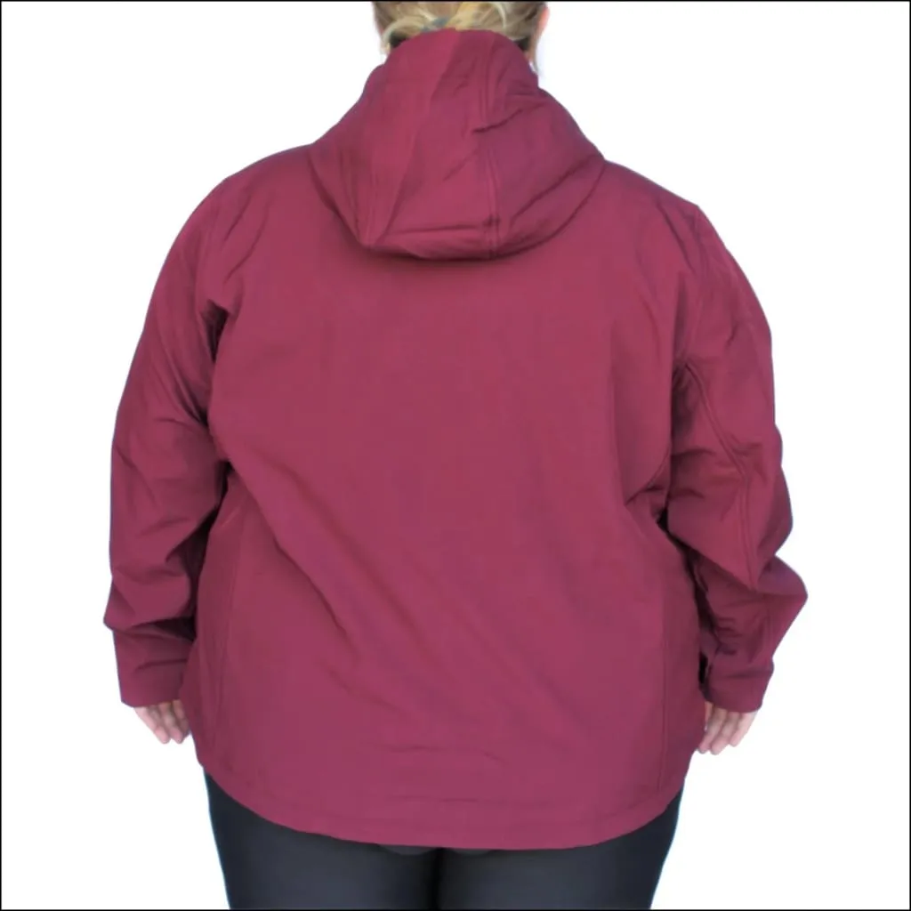 Women’s Plus Size Micro Fleece 1X-6X Soft Shell Jacket