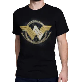 Wonder Woman Movie Golden Lasso Logo Men's T-Shirt