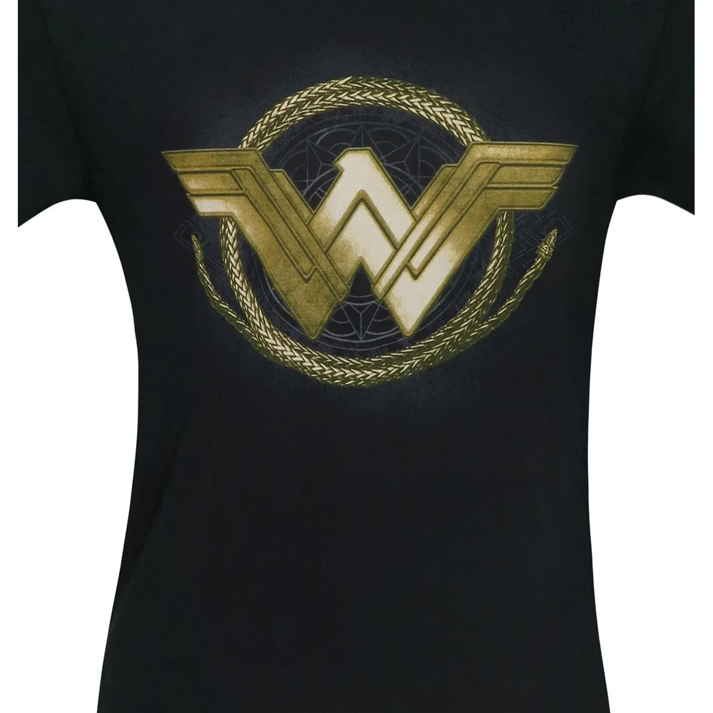 Wonder Woman Movie Golden Lasso Logo Men's T-Shirt