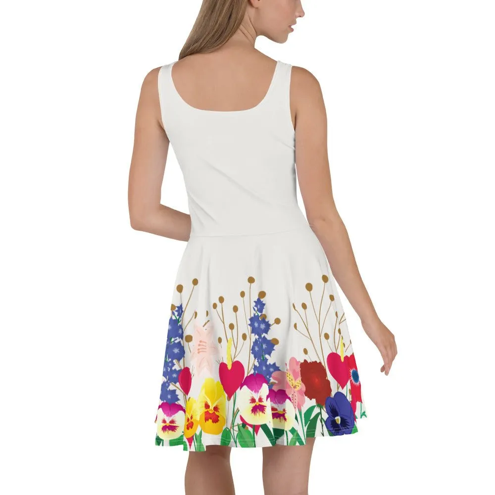 Wonderland Garden Skater Dress