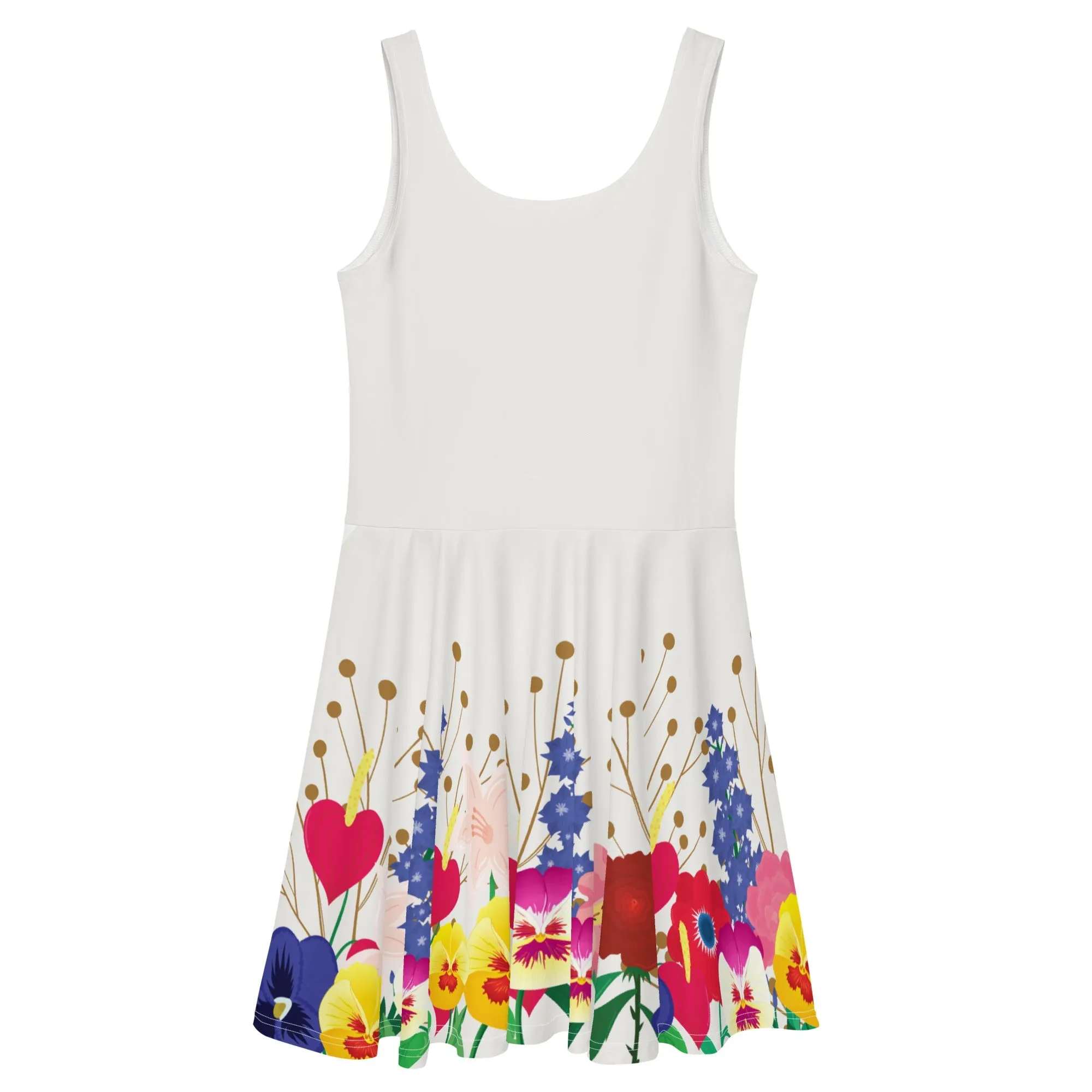 Wonderland Garden Skater Dress