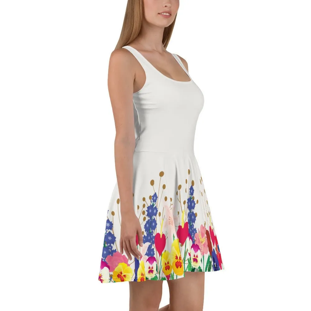 Wonderland Garden Skater Dress