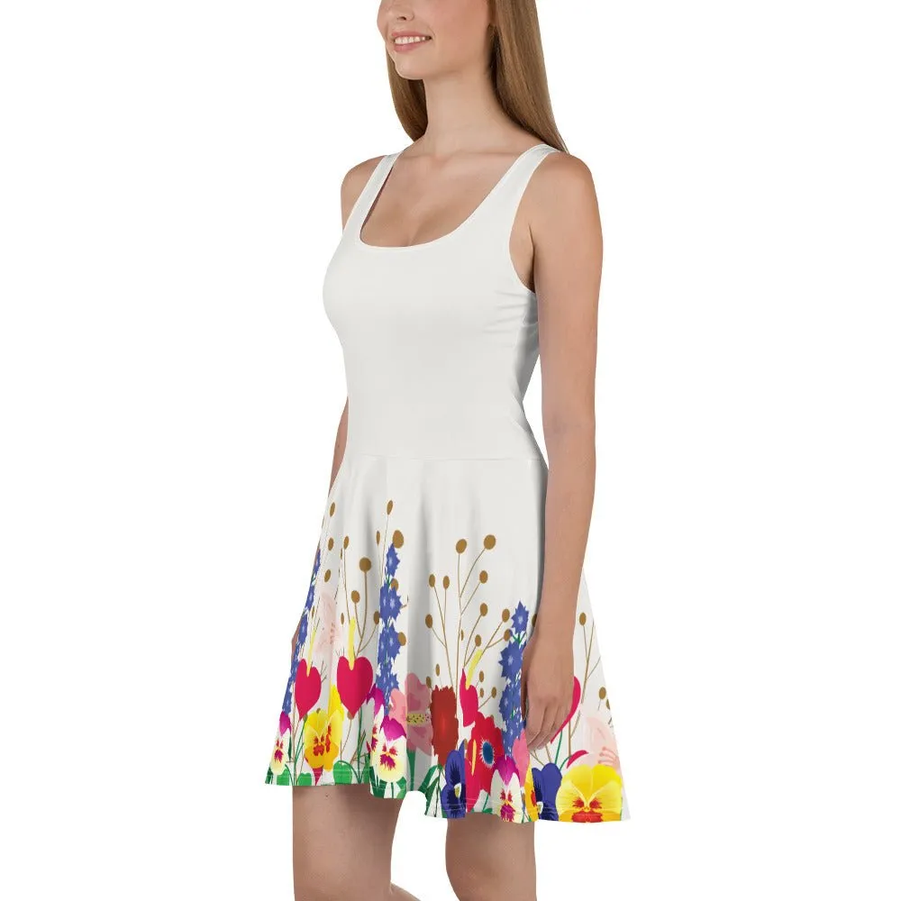 Wonderland Garden Skater Dress