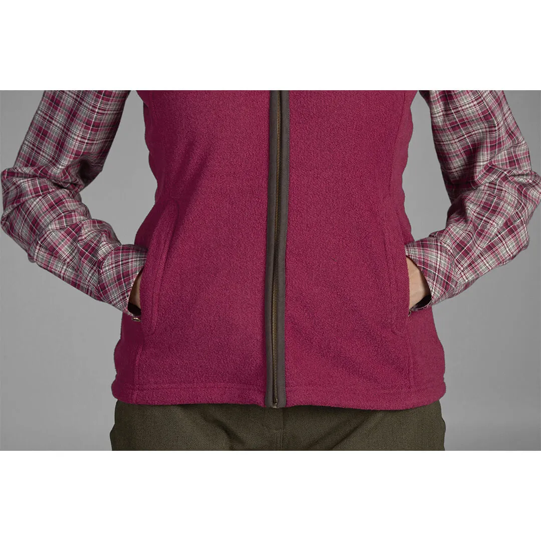 Woodcock Ladies Fleece Waistcoat - Classic Burgundy by Seeland